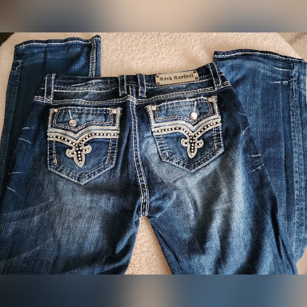Womens Rock Revival Betty bootcut jeans 32